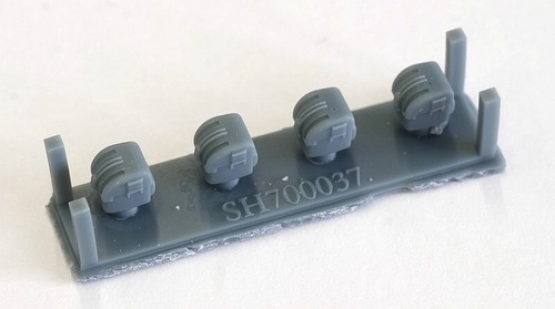 SEEDHOBBY SH700037 1/700 Taiwan Navy 40mm Rapid Fire Gun (4set) 3D Printing - Picture 3 of 4