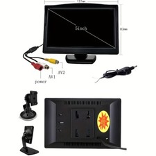 4.3/5 Inch TFT LCD Car Color Rear View Monitor For Rear View Camera Brackets