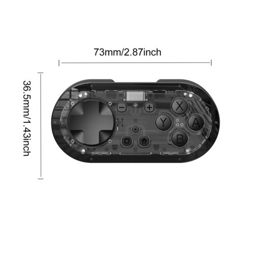 Pocket Mini Game Controller Bluetooth with Vibration - Picture 4 of 9