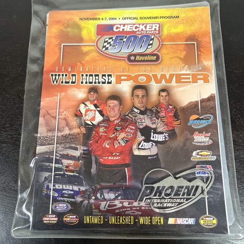 NASCAR Program 2004 Checker Auto Parts 500 Phoenix International MINT ...