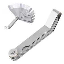 16 Blades Feeler Gauge Metric Gap Filler 0.05-1mm Thickness Gage For Measurment