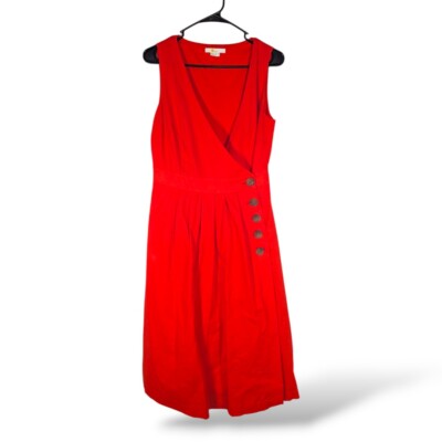 chinese dress ladies Rosa Halter Linen Midi Dress-Burnt Orange main image 1