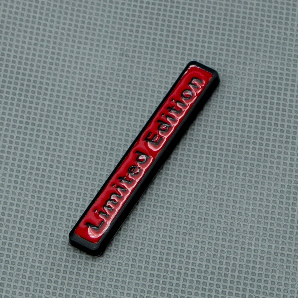 Black Edition Emblem Matte Black Metal LIMITED EDITION Trunk Emblem Badge 12 5cm X - Foto 4