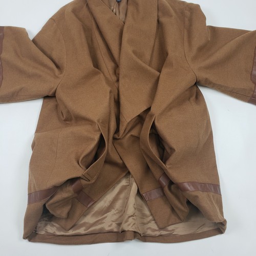 Waverly Grey Coat Womens Size 4 Open Front Cape Poncho Lined Pockets Brown USA - Picture 4 of 9