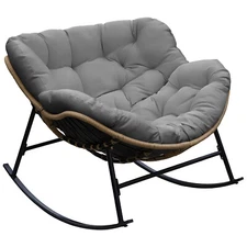 Thick Patio Rocking Chair Cushion Replacement Egg Chair Papasan Chair Swing Pad