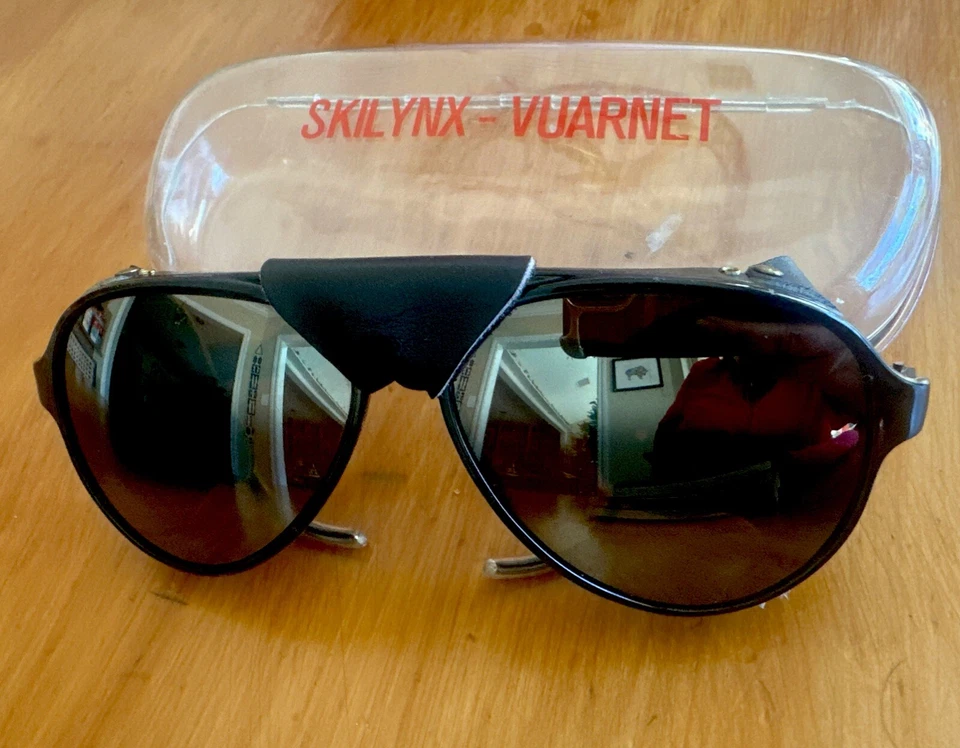 Óculos de sol Vuarnet Skilynx 4027 geleira escudo de escalada montanhismo - Imagem 4 de 4