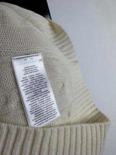 Ralph Lauren Cable Knit Turtleneck Sweater Wool Cashmere Womens XS S - Picture 10 of 11