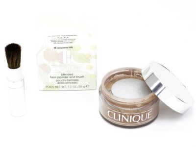 Clinique Blended Face Powder and Brush #05 Transparency 5 (D) 1.2 oz/35 g