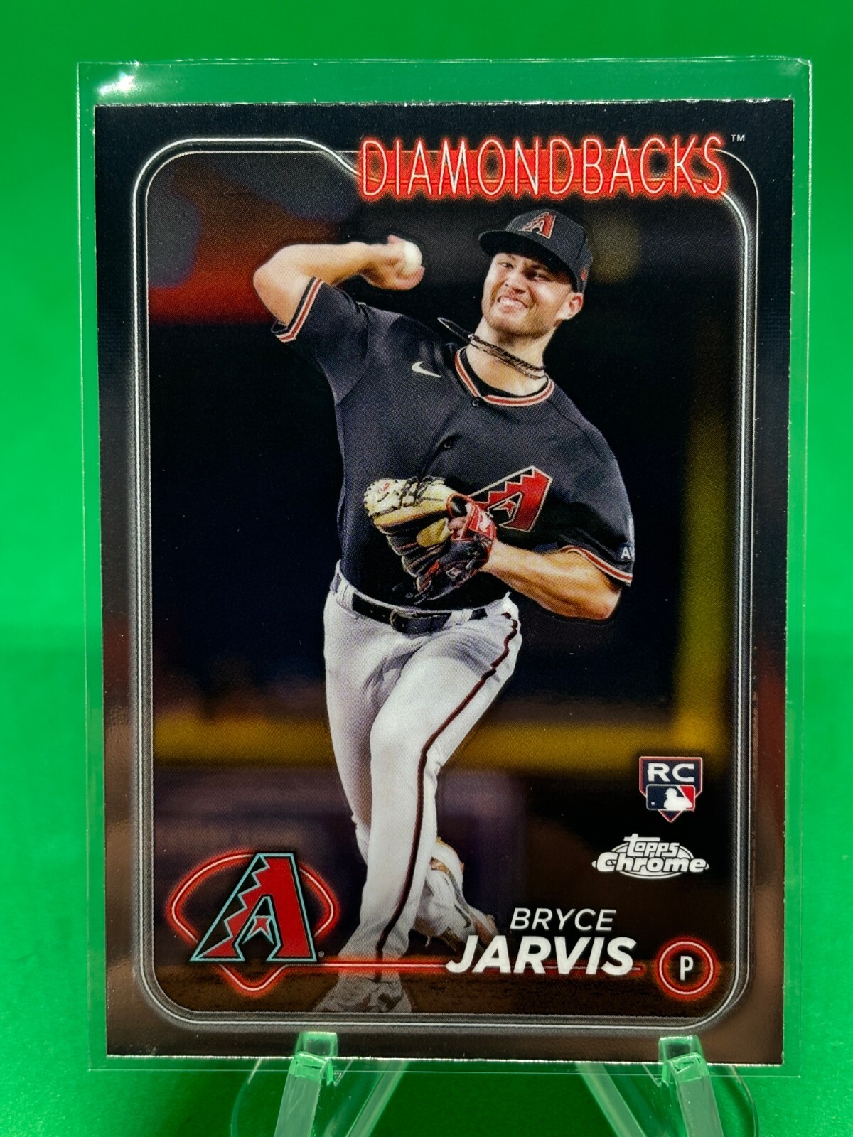 2024 Topps Chrome #75 Bryce Jarvis RC Arizona Diamondbacks