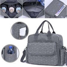 Mummy Changing Diaper Bag Weekender Shoulder Travel Hospital Handbag Nappy Baby