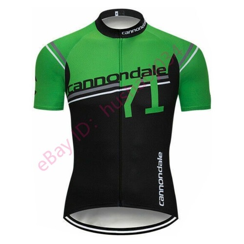 Men Cannondale Racing Cycling Jersey Set Bicycle Short Sleeve Gel Bib Shorts Kit - Picture 40 of 57