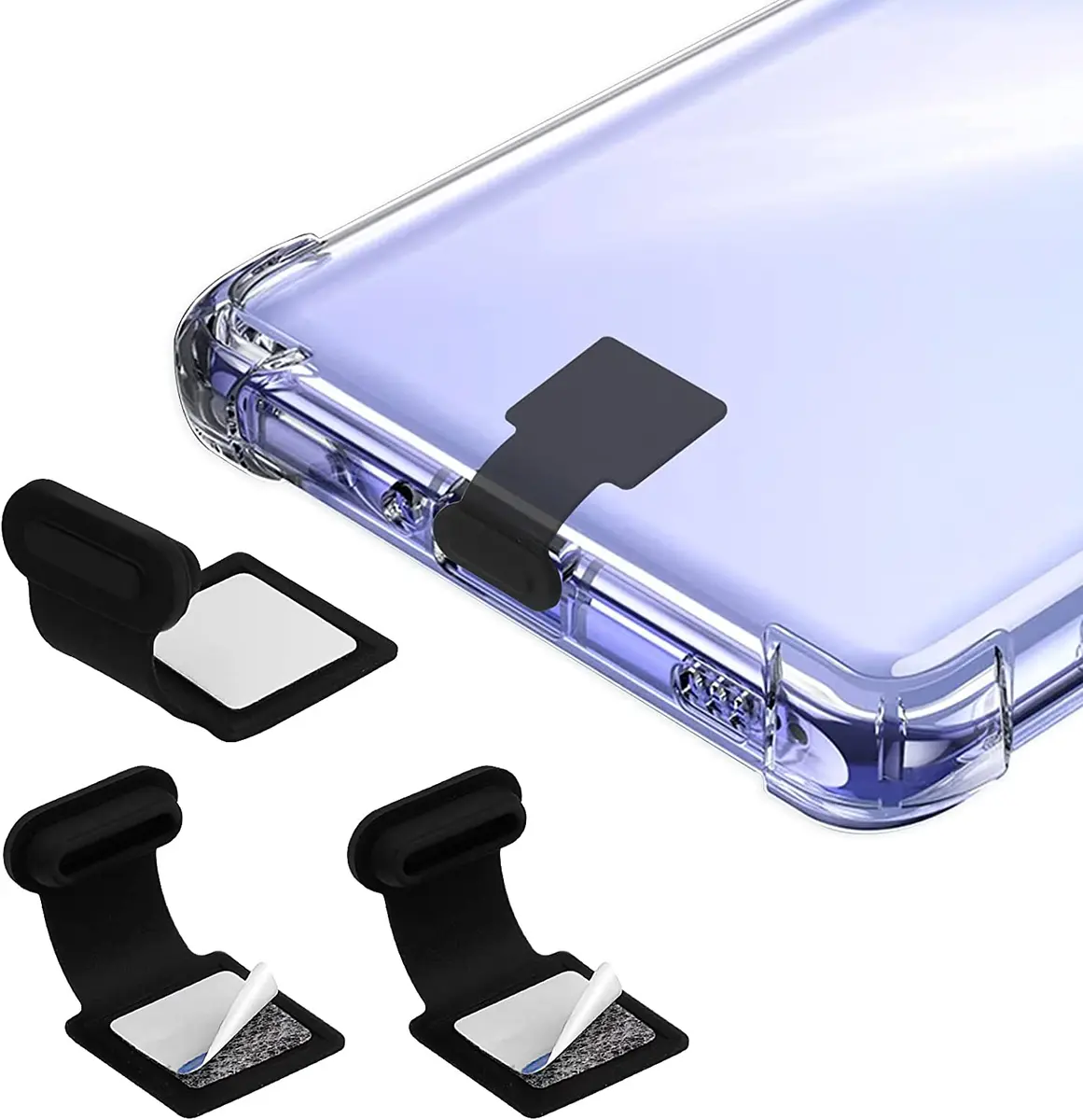 Type C Port Dust Plugs, 3 Pcs USB C Dust Cover Caps Phone Type-C anti Dust  Charg