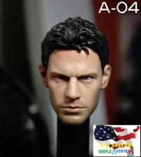 1/6 male head for Chris  12" figure Phicen Ganghood worldbox ❶USA❶