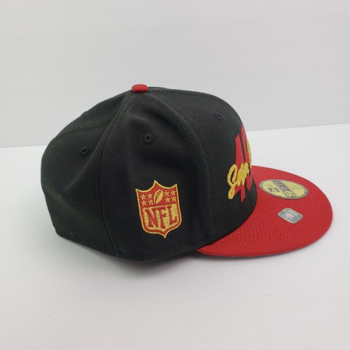New Era 59FIFTY NFL On Field San Francisco 49ers Mens Sz 7 7/8 Black Fitted Hat - Picture 3 of 8