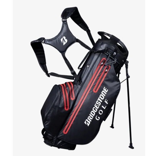Bridgestone Golf Waterproof Stand Bag - 4-WAY - BLACK - Picture 3 of 3