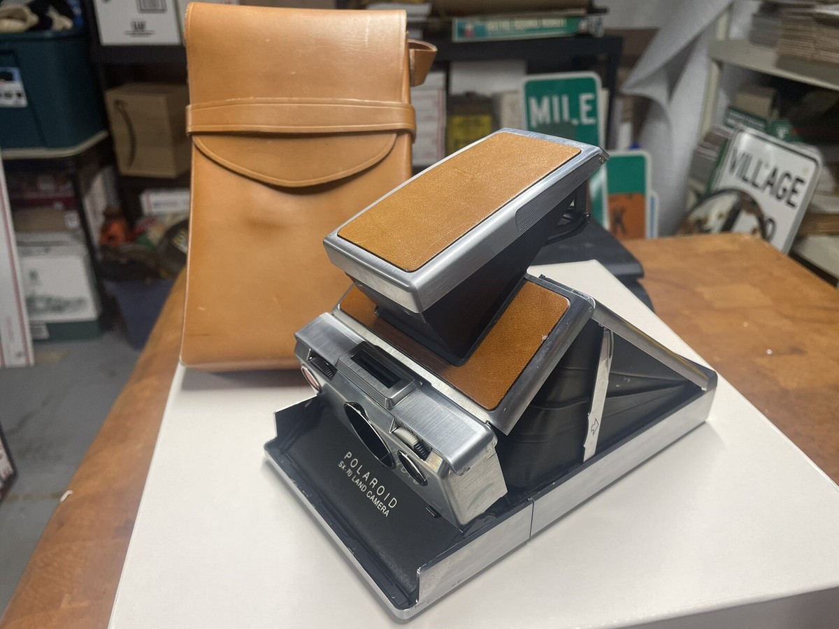 Vintage Polaroid SX-70 Folding Land Camera W/Case untested | eBay