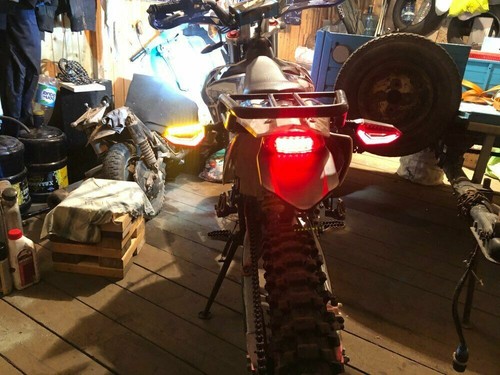 Rear Fender Brake LED Tail Turn Signal Light For Yamaha YZ250F WR250F 2009-2017 - Picture 5 of 15