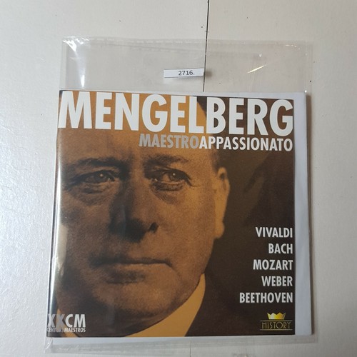 Willem Mengelberg Vivaldi Bach Mozart Weber Beethoven Classical Music CD - Picture 8 of 8