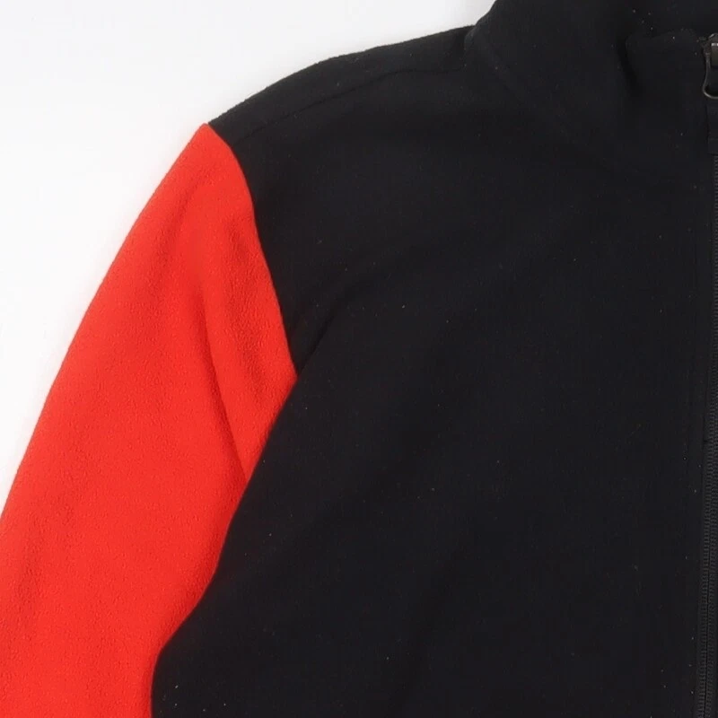 north-face zip logo embroidered jacket