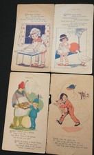 VINTAGE CHILDREN'S Nursery Rhymes "mother goose" Loose Pages 8 Stories 4 pages 