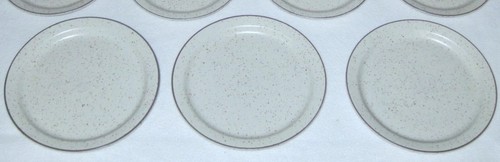 10 PC SET DANSK KALLAN DINNER & SALAD PLATES MUGS GRAY SPECKLED LAVENDER ~ XLNT - 第 3/6 張圖片