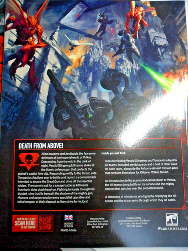 Warhammer 40k Kill Team 2024 Hivestorm Dossier Fichas Vespid Aquilons Y986 - Imagen 3 de 10