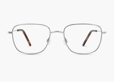 WARBY PARKER SAUL Eyeglass Frame Polished Silver W-2152 54-19-145