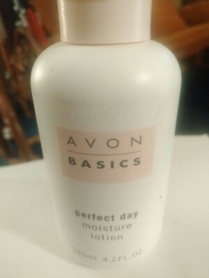 AVON LOTS OF 4 BASICS  PERFECT DAY moisture lotion 4.2 FLOZ NOS  1998