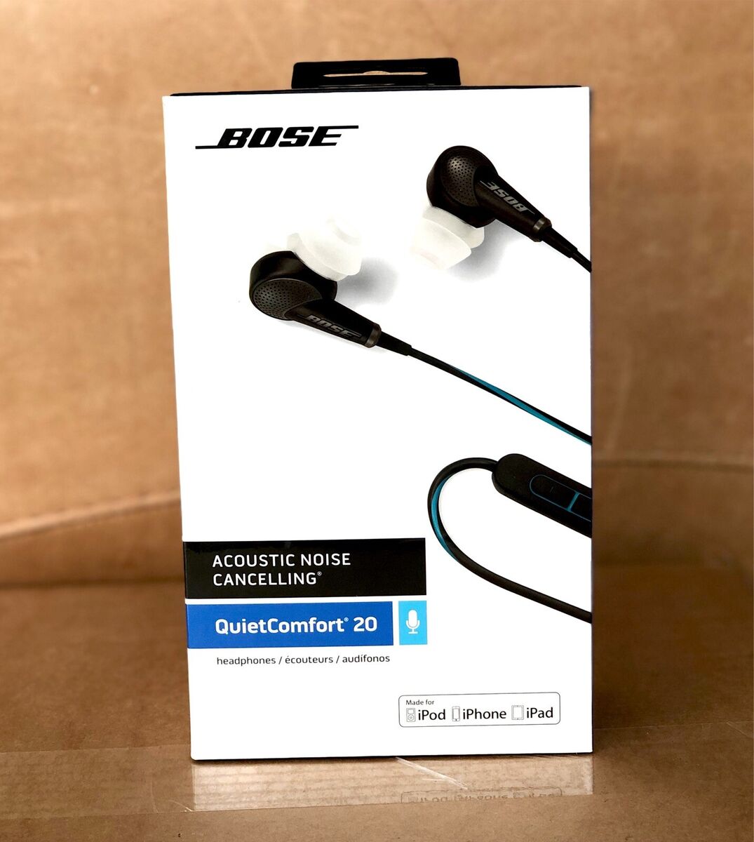 BOSE QuietComfort 20 Apple iPhone iPad QC20 Noise Cancelling Headphones 17817658515 | eBay