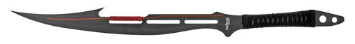Machete Tang Completo 27,25" acero inoxidable 440 con funda de nailon negro y rojo - Imagen 2 de 3