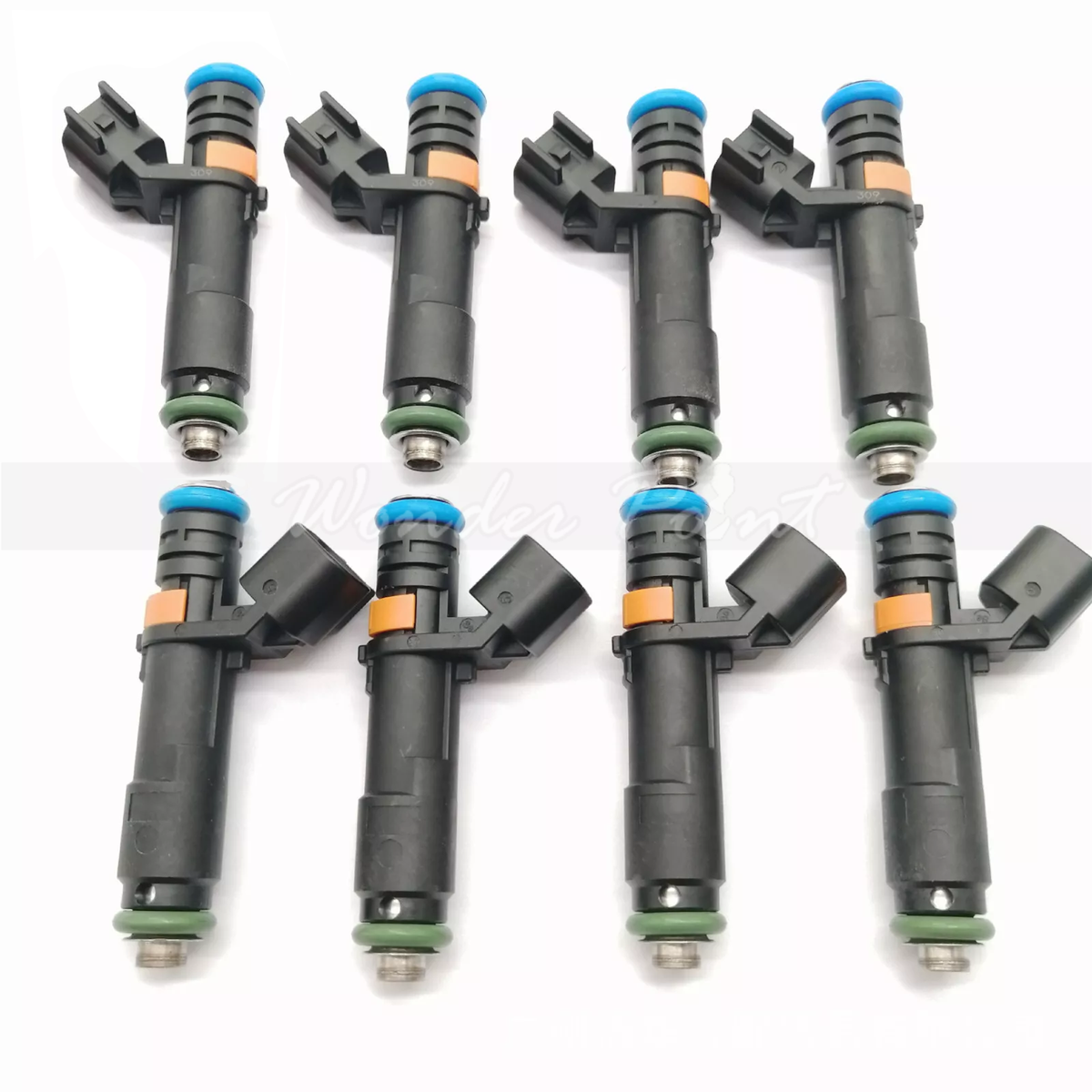 Fuel Injector Set For Ford 5.4L V8 - 8-Piece Replacement Nozzles For F-150, F-250, Expedition 2005-2007