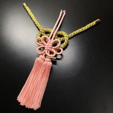 Jdm Jp Cayears Produce Pink Fusa Kiku Knot Golden Kintsuna Car Rearview Charms Jdm Jp Cayears Produce Pink Fusa Kiku Knot Golden Kintsuna Car Rearview Charms