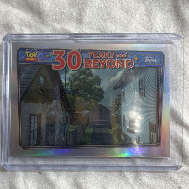 Topps Toy Story 30 Years & Beyond Woody 30Y-12 2025 Woody Throws a Line Insert