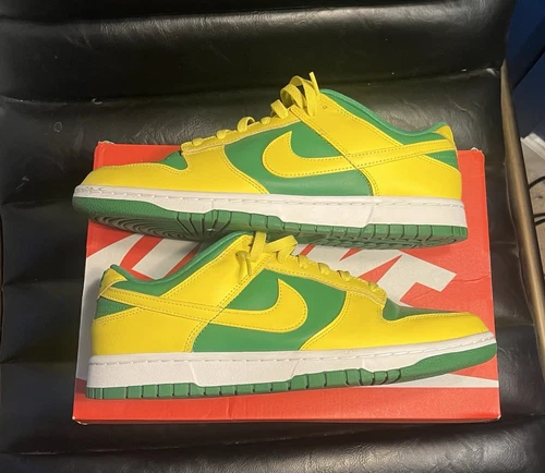 Nike dunk low Men’s Retro Apple Green/Yellow Strike size 11