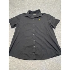 Official McDonalds Shirt Unisex M Short Sleeve Work Uniform Employee Button Up 