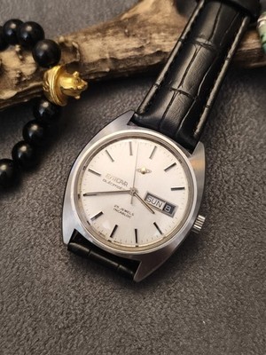 Vintage Enicar Incabloc Lenin Dail Automatic Watch AR 2167 Day/Date 25 Jewels