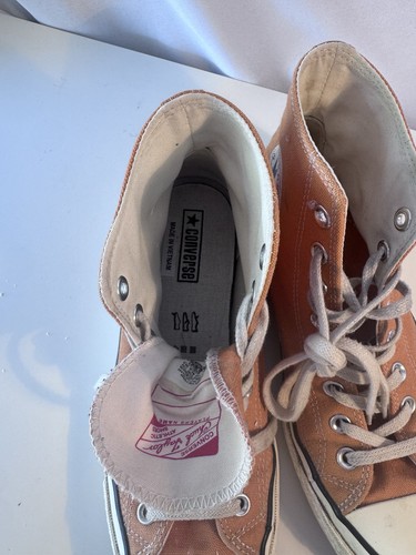 Mens Size 8 - Converse Chuck Taylor All Star Orange High Top Women’s 10 - Bild 6 von 7
