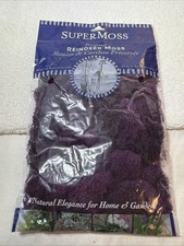 2oz of Soft, Vibrant Purple Reindeer Moss - A Delight for Eco-Conscious Crafters