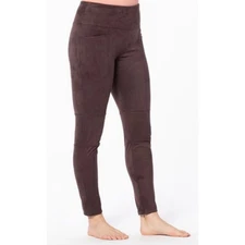 NWT Ruby Ribbon Brown Faux Suede Legging w/Pocket Size 3XL XXXL Retail $110
