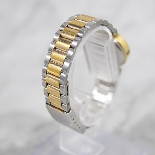 Reloj de cuarzo para mujer Seiko Alba esfera dorada tono plateado V251-0250 batería nueva - Imagen 3 de 15