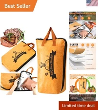 21in BBQ Blanket for Resting Meat-Smoking Meat Insulated Bag for Brisket/Beef...