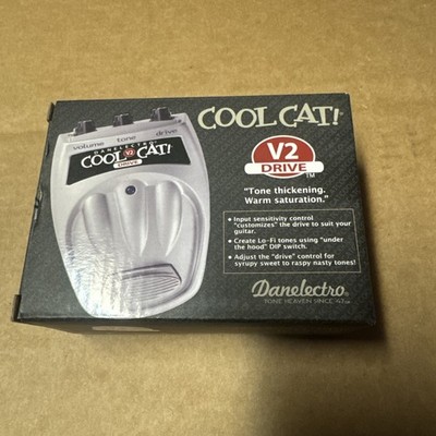 Danelectro Cool Cat! V2 CO-2 Overdrive Guitar Effect Pedal