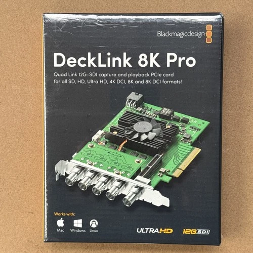 Blackmagic DeckLink 8K Pro G1 12g SDI Capture and Playback Card