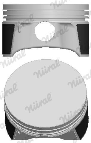 NÜRal Kolben FüR Ford Focus Turnier DNW 1.6 16V DAW DBW Ju_ Mazda 2 DY-image