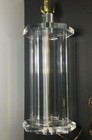 Vintage Lucite Clear Acrylic Mid Century Modern Table Lamp with no shade — photo 10