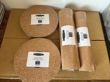 Cork Underlay Sheets - 915mm x 305mm x 4mm 2 Rolls + 1000 x 35 x 3mm Track Under