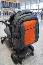 Drive Aero Carbon Folding Mobility Scooter Large Crutch Bag High Vis