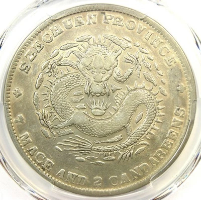 キアンナン - 古代中国の銀貨 Circulated Silver 1901 Year Chinese Empire Coins (Pre - 1948) for