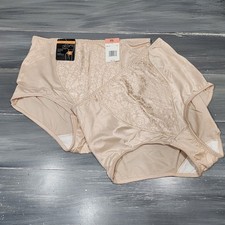 Bali Jacquard Shaping Brief Tummy Solutions 2 pai Beige 3XL Panty Underwear 8372