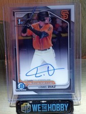 2024 Bowman Chrome Lisbel Diaz Prospect Autograph, Bowman First Giants